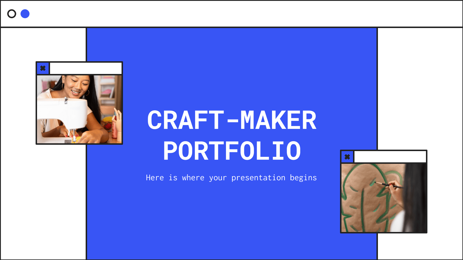 Craft Maker产品组合PowerPoint模板